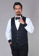 فرم مهمانداری کلاسیک رامتین با پاپیون - Image 2