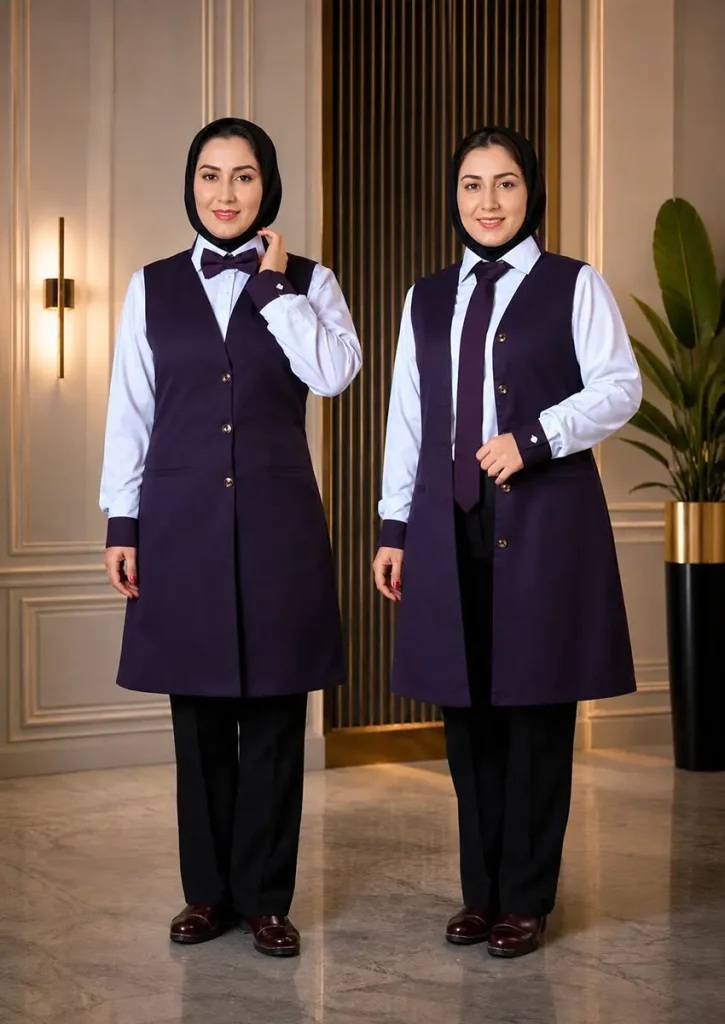 سارافون کلاسیک بادمجونی