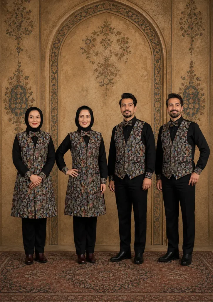 پیراهن و جلیقه سنتی کوروش