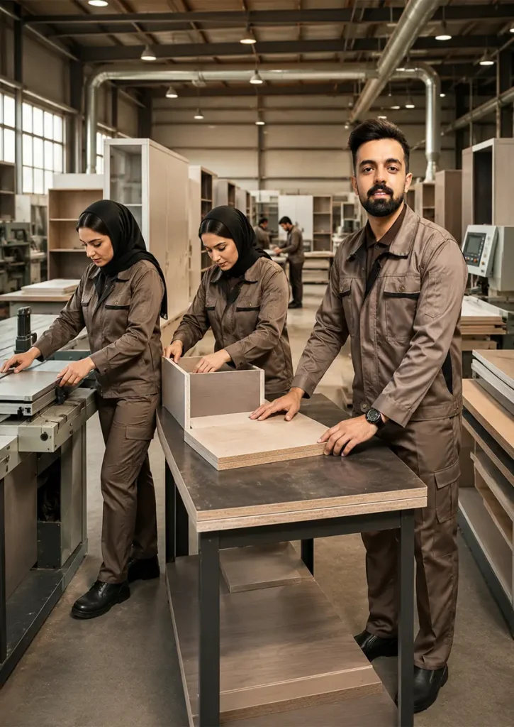 کاپشن شلوار شکلاتی